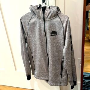 Roots Men’s Hooded Zip-Up Sweatshirt Size Small